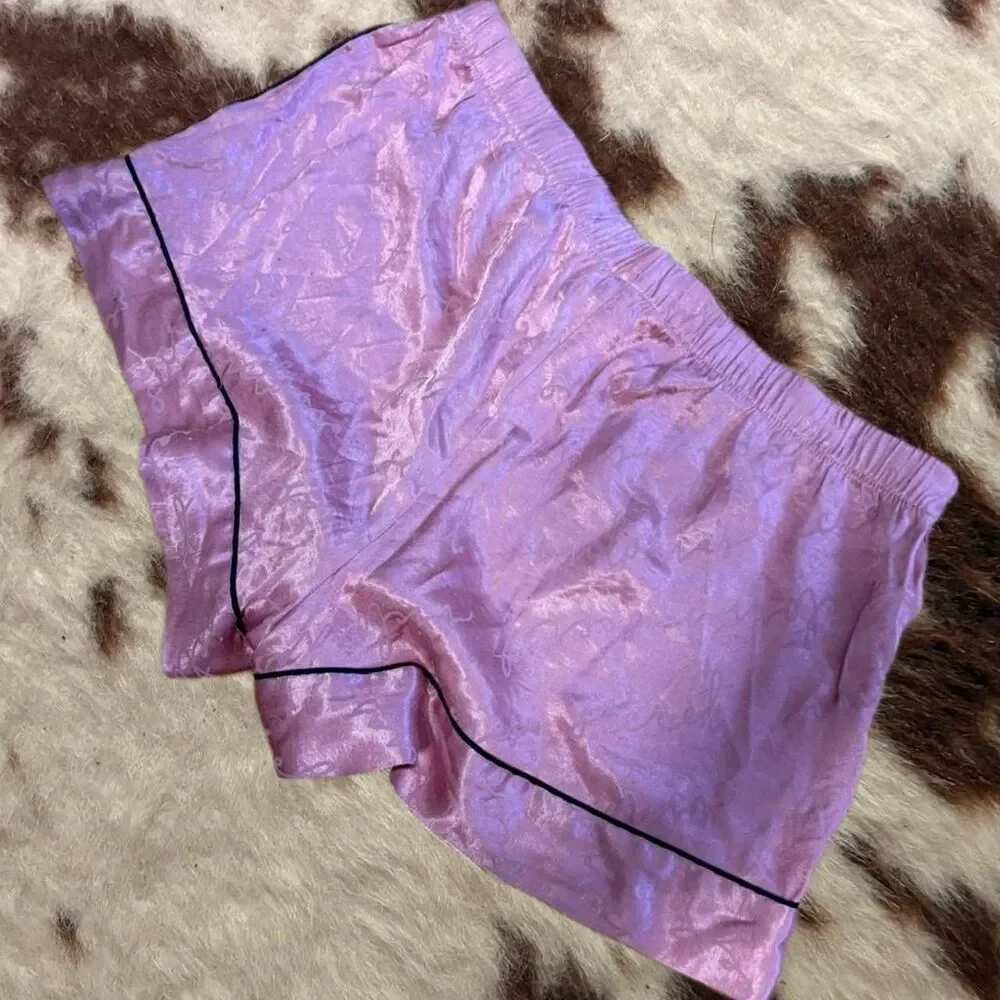 Victoria-s-secret Women's Pink and Purple Pajamas